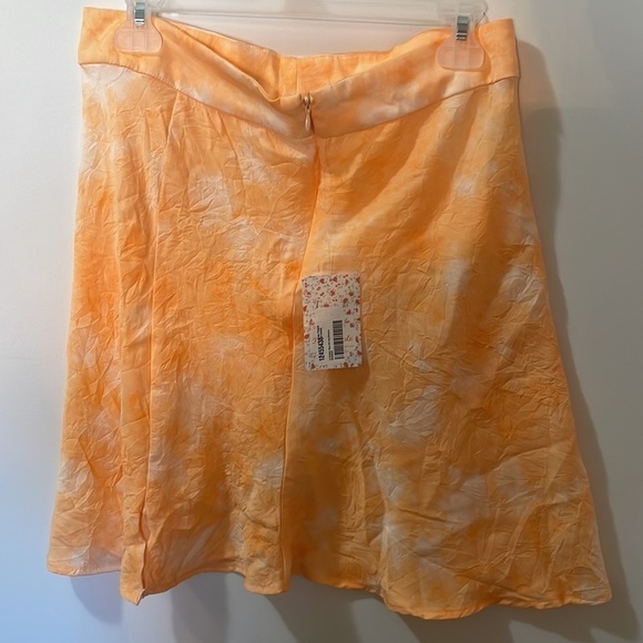 Free People Martine Peach Combo Flirt Skirt - Picture 8 of 14